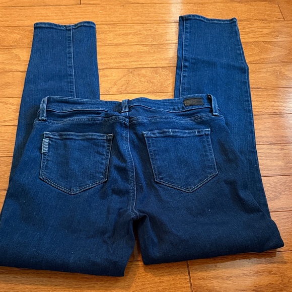 👖PAIGE: Dark Blue Skinny Jeans - Picture 7 of 9